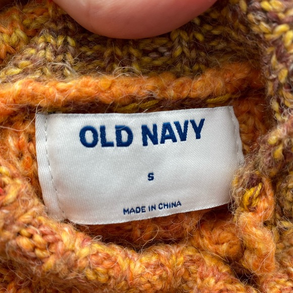 Old Navy Cozy Ombre’ “Warm Space Dye” Stripe Knit Turtleneck Sweater S - Picture 7 of 9